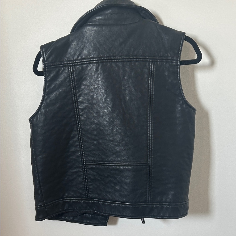 Vero Moda Black Faux Leather Jacket - Picture 3 of 4